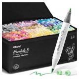Ohuhu 320 Colors Alcohol Markers Brush Tip