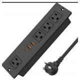 VILONG Recessed Power Strip with 10FT Cord