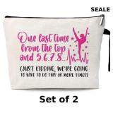 2x ZHANTUONE Dance Teacher Funny Cosmetic Bag