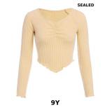 SOLY HUX Girl's Crop Tops Y2K Long Sleeve T Shirts