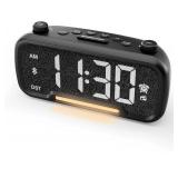 Mesqool Alarm Clock Radio with Speaker