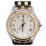 Cartier Cougar 18k yellow gold and S/S