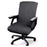 AELS Faux Fur Striped Office Chair Cover