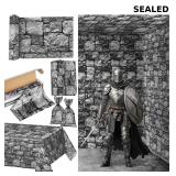 Medieval Brick Stone Wall Tablecloth Roll