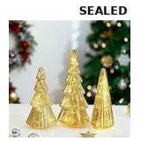 Glasseam Gold Christmas Centerpieces for Table