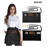 Slohif Reversible Server Apron 6 Pockets