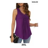 Tralilbee Women's Plus Size V Neck Casual