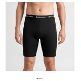 Black Athletic Compression Shorts