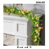 2x 6FT Easter Garland - Artificial Spring Vine