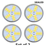 2x Pack of 4 LED Bulbs,plplaaoo LED Halogen...
