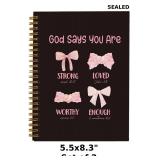 2x Pink Bow Coquette Notebook