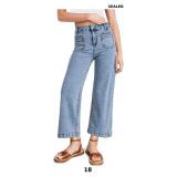 Astylish Womens Jeans Wide Leg High Waisted