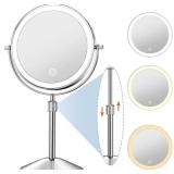 Vanity Mirror with Lights 7' Rech. 1x/10x