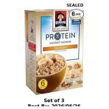 3x Quaker Instant Oatmeal