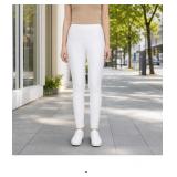 White Slim-Fit Leggings