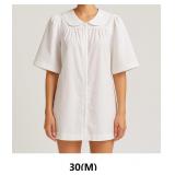 White Short Sleeve Dress