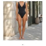 Black One-Piece Swimsuit