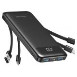 Charmast Power Bank with Built in Cables