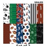 2x 24 Sheets Rugby Scrapbook Paper Pad