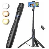ANXRE 67.7' Photographic Tripod Stand with Light