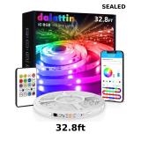 dalattin BGRIC 32.8ft LED Strip Lights for Bedroom