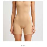 Beige Bodysuit with Shorts