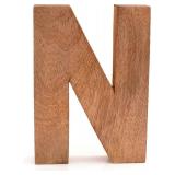 8' Decorative Solid Block Wooden Letters Alphabets