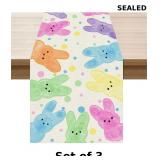 3x XCHI Colorful Dots Cute Bunny Watercolor...