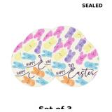 3x XCHI Colorful Watercolor Cute Bunny Rabbits...