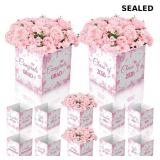 Qunclay 12 Pcs Graduation Box Table Centerpieces