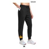 SANTINY Women's Fleece Lined Joggers Pockets Draws