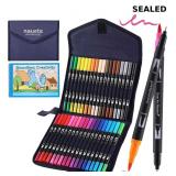 nauets 36 Colors Watercolor Markers with Coloring