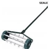 Goplus Rolling Lawn Aerator, 18-Inch