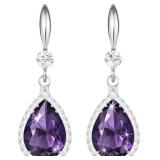 Linawe Imitation Diamond Dangle Earrings