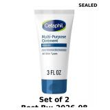 2x CETAPHIL Healing Ointment, 3 oz, For Dry