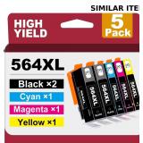 564XL Ink Combo Pack, 5 Pack