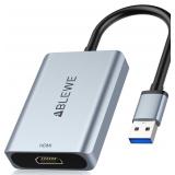ABLEWE USB to HDMI Adapter, 1080p