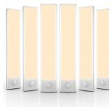 EVERDOSS 6-Pack LED Closet Lights, Warm