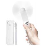 JISULIFE F8X Handheld Fan, White