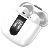 JBES A9 Bluetooth Earbuds, Pearl
