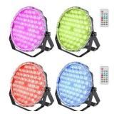 Betopper 4pcs RGB LED Stage DJ Par Lights