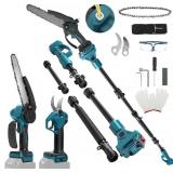 8 Inch Mini Chainsaw with Extension Pole