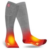 Heated Socks, Large Gray