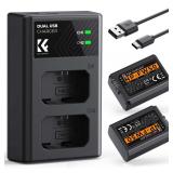 K&F Concept NP-FW50 Battery Charger Kit