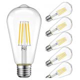 LVWIT 6-Pack 7W Vintage LED Bulbs