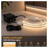 2pcs Motion Activated COB LED Strip Lights