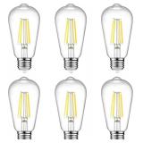 Ascher E26 LED Bulbs, 6-Pack