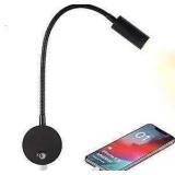 WisHomee WHEU-12VBD RV Reading Light, Black