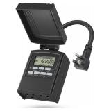 BN-LINK 7-Day Dual Outlet Timer