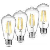 Ascher E26 LED Bulbs, 4-Pack